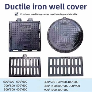 Nhà máy giao hàng trực tiếp Heavy-Duty sắt dễ uốn cống cửa cống Bìa municipal nước mưa gang cửa cống Bìa New Zealand - Product Image 4