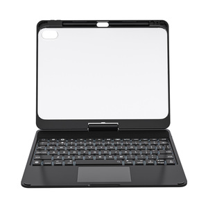 Funda con teclado mágico transparente, giratoria, retroiluminada, con ranura oculta para lápiz extraíble, conectividad, carga Tipo-C, 11'', Laudtec - Product Image 5