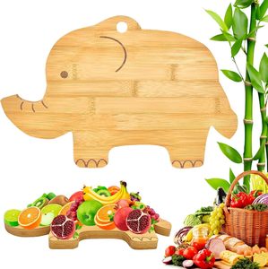 Planche à découper en bambou en forme d'éléphant pour enfants, créative et portable, pour <span class=keywords><strong>la</strong></span> <span class=keywords><strong>cuisine</strong></span> et les fruits - Product Image 1