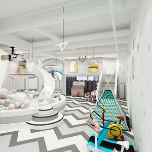 Castillo Inflable a Gran Escala, Área de Juegos Infantil Interior, <span class=keywords><strong>Tren</strong></span> Mini Personalizado, Área de Juegos Interactiva - Product Image 3