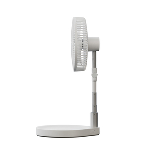 HEBRON Portable Rechargeable Folding Pedestal <b>Fan</b> <b>With</b> <b>Remote</b> <b>Control</b> Stand Coolant for Outdoor Car Use Battery Powered Led Usb - Product Image 4