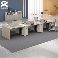 Table de bureau modulaire double face, poste de travail pour bureaux informatiques modernes, sociétés de logiciels et centres d'innovation