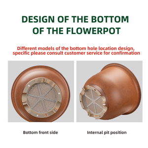 <span class=keywords><strong>Macetas</strong></span> <span class=keywords><strong>de</strong></span> Interior <span class=keywords><strong>de</strong></span> Lujo Más Vendidas, Estilo Chino, Coloridas, <span class=keywords><strong>de</strong></span> Polipropileno Esmaltado, con Orificio <span class=keywords><strong>de</strong></span> Drenaje, Duraderas, Biodegradables y Ligeras - Product Image 2