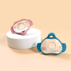 Vente en gros de produits sans Bpa de tétines pour bébé en silicone avec attache-chaîne - Product Image 4