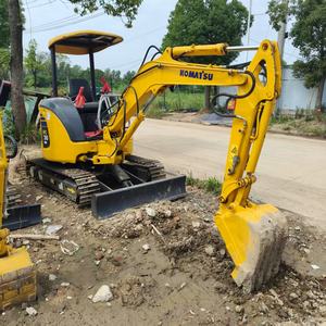เครื่องขุด PC30MR Komatsu มือสองน้ำหนัก3-5ตันส่วนประกอบหลักของรถแท็กซี่ปิด - Product Image 1