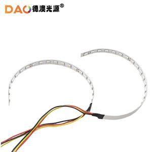 แหวนรูปนางฟ้า LED 12V สำหรับปรับแต่งรถยนต์การอัปเกรดด้วยการเปลี่ยนสี RGB - Product Image 1