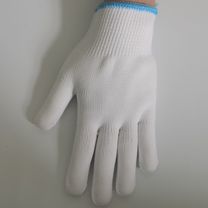 Guantes de trabajo, protectores, resistentes al desgaste, antideslizantes, hechos de algodón puro, hilo de algodón blanco grueso, nailon, aptos para hombre - Product Image 2