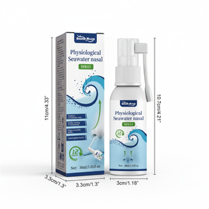 Spray Nasal <span class=keywords><strong>de</strong></span> <span class=keywords><strong>Agua</strong></span> <span class=keywords><strong>de</strong></span> <span class=keywords><strong>Mar</strong></span> Fisiológica 30ml |   Irrigación Nasal Suave para Rinitis, Sinusitis, Rinitis Alérgica - Product Image 6
