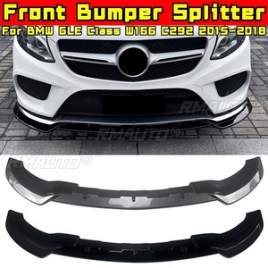 <b>For</b> BMW GLE Class W166 C292 2015-2018 Styling Kits <b>Car</b> Front Bumper Lip Splitter <b>Diffuser</b> Spoiler Bumper Protector Body Kit - Product Image 2