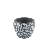 Vente en gros de jardinières classiques en ciment pour l'extérieur, petite jardinière de table pour plantes succulentes et vertes, décoration d'intérieur
