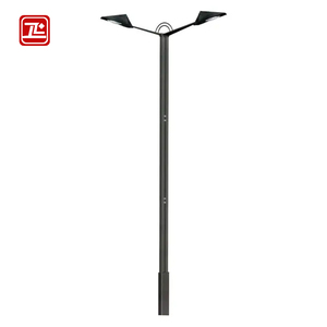 Lampadaire solaire LED en acier/fonte/intelligent/trafic/mât d'éclairage 2m simple/double bras conique/octogonal décoratif - Product Image 5