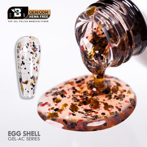 جل للأظافر من Bozlin, جل للأظافر بتصميم شفاف على شكل بيضة مضاد للأشعة فوق البنفسجية ، كل الأغراض مع جل ملون بملصق خاص ، جل صحي صحي للأظافر - Product Image 6