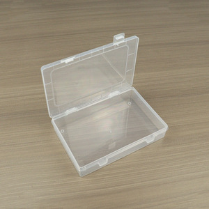 Transparent Plastic Storage <b>Box</b> Rectangle 19.4x13x3.6cm Covered For Stationery Mobile Phone Parts And Accessories - Product Image 3