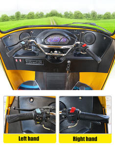 Tricycle Tuk-Tuk <span class=keywords><strong>Moto</strong></span> <span class=keywords><strong>Taxi</strong></span> à Essence avec Carrosserie Fermée 4 Passagers pour un Transport de Marchandises Efficace - Product Image 6