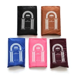 Portable Foldable Pocket Muslim Prayer Mat Travel-friendly Textile & Fabric Crafts Eco-friendly Waterproof Painted Religious