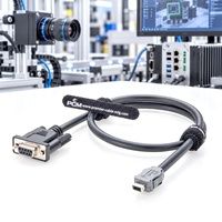 Câble Ethernet automobile IX mâle vers DB9 femelle, faisceau de signal Hirose IX40G-A-10S-CV vers D-Sub 9 broches pour caméra industrielle IPC