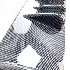 Weisai Factory Direct Car <strong>General</strong> Modified ABS Bumper Chassis Deflector Lip <strong>Diffuser</strong> Shark Fin Rear Spoiler 7 Wings Shark Fin - Product Image 5