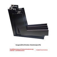 Fenêtres de toit, fenêtres coulissantes, maison passive, aluminium, métal et portes, impact pour les maisons, toit vertical, vitrage français