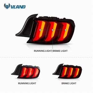 Yutai ไฟท้าย LED แบบเต็มรูปแบบจากโรงงานไฟท้ายพร้อมสัญญาณไฟเลี้ยวสีเหลืองด้านหลังสำหรับ Ford <span class=keywords><strong>Mustang</strong></span> - Product Image 2
