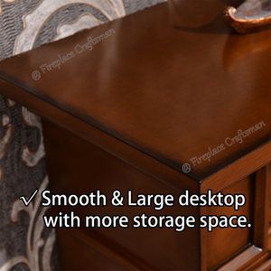 <span class=keywords><strong>Cheminée</strong></span> électrique en bois MDF autoportante de 39 pouces avec bordure en anglais pour les hôtels - Product Image 3
