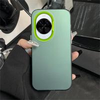 Coque de téléphone adaptée au Huawei Nova 14, couleur argentée vibrante à blocs de couleur, coque de téléphone anti-chute entièrement protectrice
