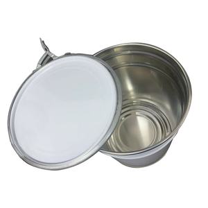 Fûts de stockage en fer blanc 20L avec couvercles à bague de serrage pour carburants, époxy, produits chimiques, usage industriel aérosol - Marque SJPACK, logo personnalisé - Product Image 2