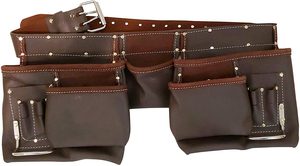 Workpro — sac à outils en cuir robuste pour homme, pochette pour le travail, avec <span class=keywords><strong>ceinture</strong></span>, promo - Product Image 4
