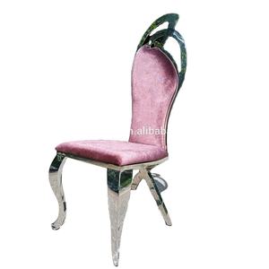 Chaise de mariage en acier inoxydable doré titane pour la mariée et le marié, inventaire 2020 - Product Image 6
