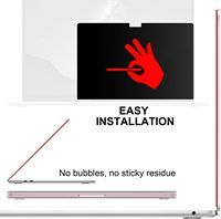 Protection d'écran anti-espion LX Tech pour MacBook Pro 14,2 pouces (2021-2024 M1/M2/M3/M4) – Film PET souple amovible de qualité AAA 360°