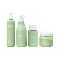 Bouteille de shampooing personnalisée en HDPE Soft Touch de 250 à 500 ml avec bouchon à vis pour les soins capillaires, les soins corporels et les soins lavants