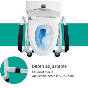 אסלה מעקה שירותים מעקה בטיחות מסגרת בטיחות עבור קשישים - Product Image 6