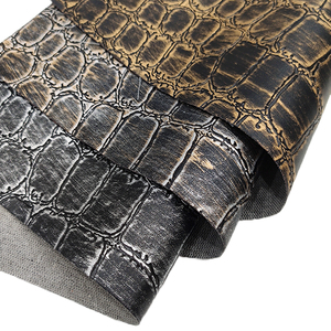 2023 patrón de calavera geométrica en relieve PU Faux cuero sintético tela rollo/hoja para hacer cubierta/accesorios de bricolaje/Decoración - Product Image 3