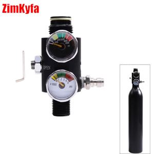 Régulateur HPA Zimakyfa à double manomètre réglable en alliage d'aluminium noir, station de remplissage de valve pneumatique 0 à 3000 psi M18*1.5 - Product Image 5