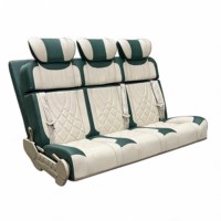 Canapé-lit pliable à 3 volets, siège inclinable multifonctionnel pour conversion de camping-car