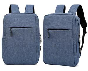 Factory Wholesale Unisex School Laptop <b>Backpack</b> with USB Polyester Lining Fashion Style Below 24L Capacity Custom Logo Option - Product Image 3