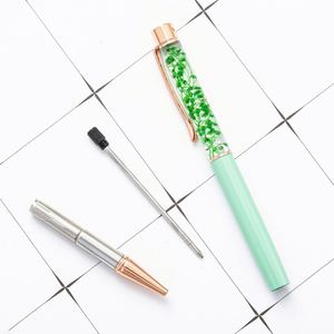 Custom Flower Crystal Ballpoint <b>Pens</b> - Black Ink, Liquid Sand, for School, Office, Wedding, Birthday Gifts - Product Image 4