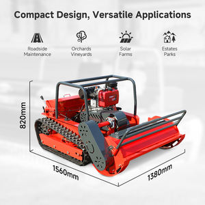 最も人気のある15馬力ディーゼルリモコンクローラーフレイルモアヘビーデューティートラック芝刈り機（CE EPA認証取得済み、輸出市場向け） - Product Image 6