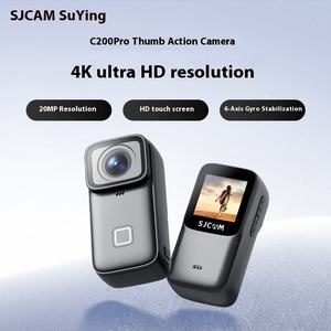 Caméra d'action sportive 4K 30fps avec reconnaissance faciale pour SJ CAM C200Pro, <span class=keywords><strong>mini</strong></span> caméra de poche étanche pour casque - Product Image 3