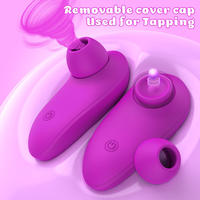 Intelligenter Klitoris-Leckvibrator mit G-Punkt-Stimulation, Zungentechnologie, Saugfunktion, 10 Frequenzen, USB-Aufladbar, IPX7 Wasserdicht
