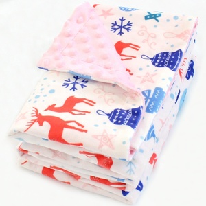 Manta de bebé Minky listo para enviar 100% de poliéster para recién nacidos - Product Image 4