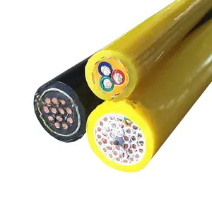 Heavy Machinery 3x25 16+1x10 Reel Drum Cable Double Sheathed Wear-Resistant Tensile Garbage Crane Cable