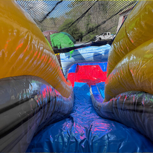 Château gonflable <span class=keywords><strong>pas</strong></span> <span class=keywords><strong>cher</strong></span> avec toboggan aquatique, trampoline en PVC pour enfants, parc d'attractions, jardin, <span class=keywords><strong>location</strong></span> estivale - Product Image 6