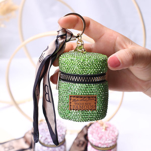 <span class=keywords><strong>Luxe</strong></span> Mini PU cuir Bling rouge à lèvres étui pochette <span class=keywords><strong>porte</strong></span>-<span class=keywords><strong>clés</strong></span> à la mode femmes <span class=keywords><strong>porte</strong></span>-<span class=keywords><strong>clés</strong></span> rouge à lèvres sac - Product Image 6