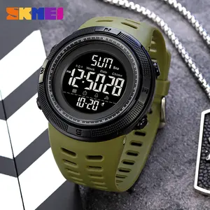 Skmei 2070 Groothandel Horloge Waterdichte Sport Elektronische Led Horloge Siliconen Heren Digitale Horloges