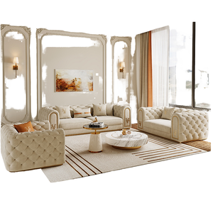 Mr Ý Sang Trọng Chesterfield Sofa Đặt Biệt Thự Hiện Đại Phòng Khách Thanh Lịch Nút <span class=keywords><strong>Tufted</strong></span> Da Chính Hãng Ghế Cho Khách Sạn - Product Image 5