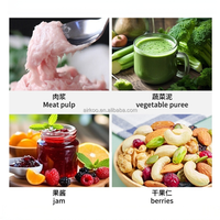 Blender industriel commercial pour fruits et légumes, blender haute vitesse avec moteur 18L45L60L80L100L, moulin à sauce tomate, lait de noix