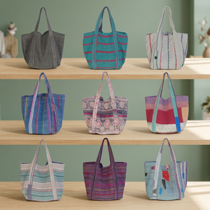ขายส่งอินเดีย Kantha กระเป๋าถือ - Product Image 3