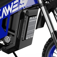 Moto électrique tout-terrain ZAWES GT1 5400W 60V28Ah Vitesse maximale 50MPH Suspension intégrale Frein à disque hydraulique