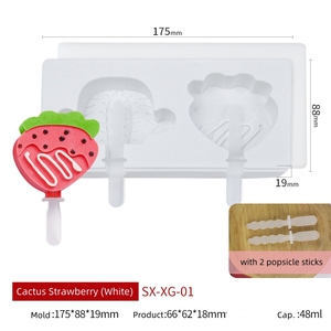 Stampi per ghiaccioli in Silicone di alta qualità stampo per ghiaccioli in Silicone per uso alimentare delizioso stampo per <span class=keywords><strong>gelato</strong></span> - Product Image 5