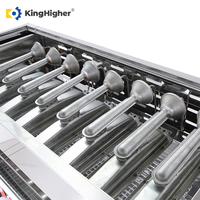 KingHigher Commercial Gas-Powered Professional Kitchen Catering Grill Salamandre Infrarouge réglable Machines de cuisine pour poulets de chair